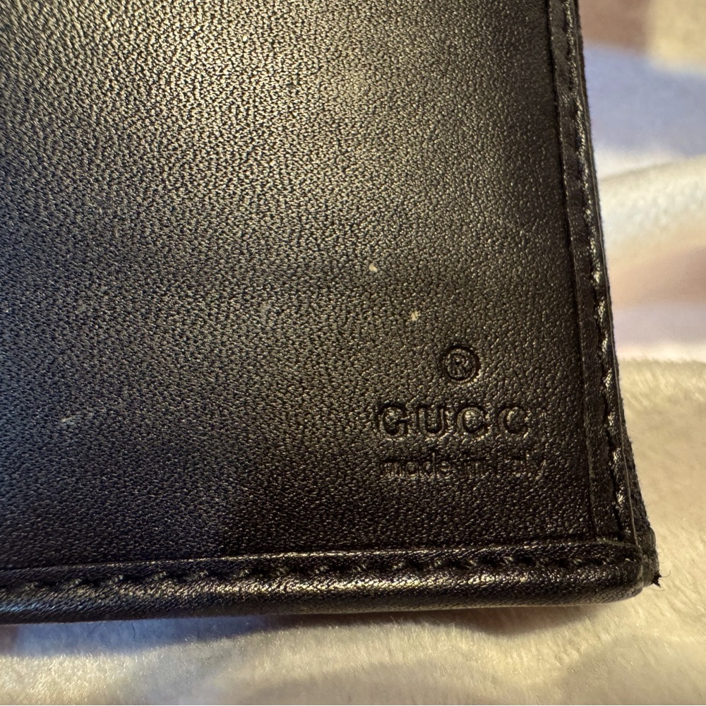 Gucci Black GG Monogram Canvas Continental Wallet-WITH COA - Picture 8 of 11